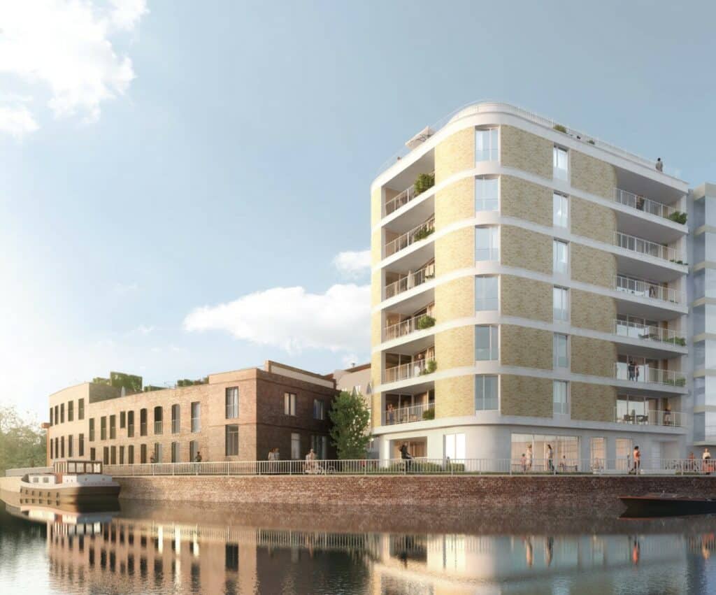 Bord'O Gent, 1 Appartementsgebouw, volledig onderkelderd en renovatie van bestaand pand naastliggend tot woningen.